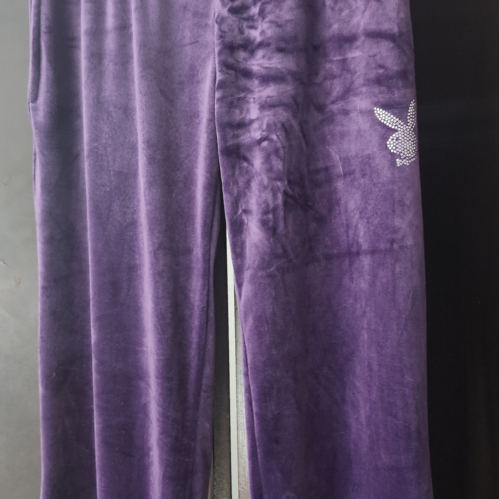 Velour playboy sweatpants